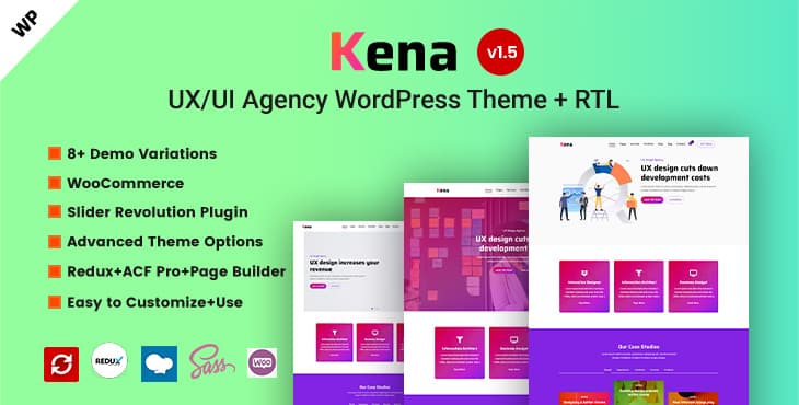Kena – Creative Agency WordPress Theme
