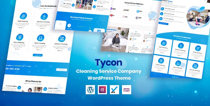 Tycon – Cleaning Service Company WordPress Theme