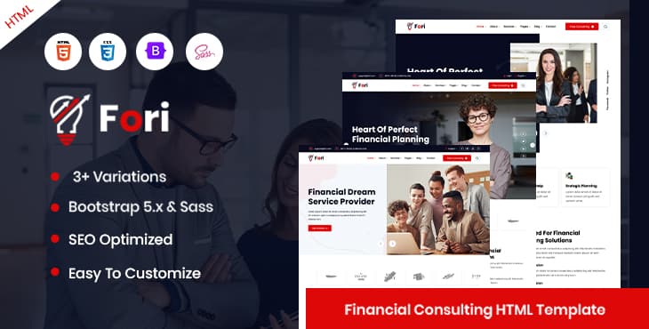 Fori – Consulting Services HTML Template