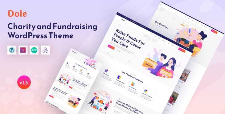 Dole – Charity and Fundraising WordPress Theme