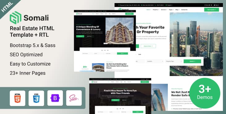 Somali – Real Estate HTML Template