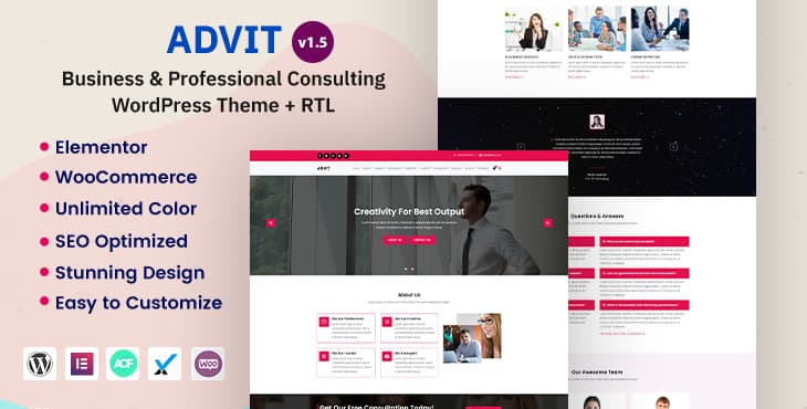 Advit – Professional Consulting WordPress Theme