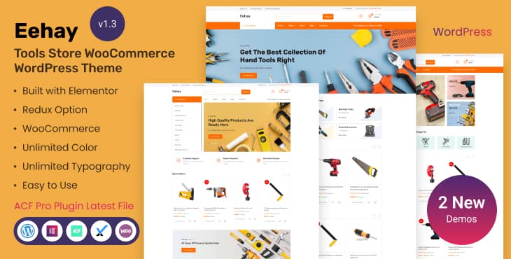 Eehay – Machine Tools Shop WooCommerce Theme