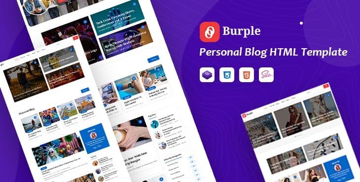 Burple – Blog, News & Magazine HTML Template