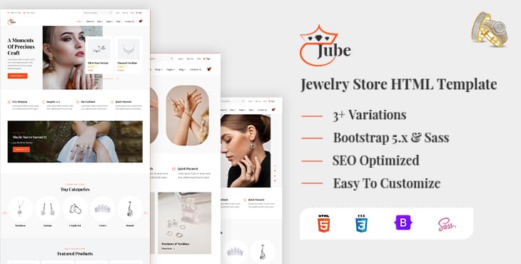 Jube – Jewelry Store HTML Template