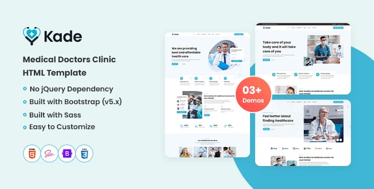 Kade – Medical Doctors & Clinic HTML Template