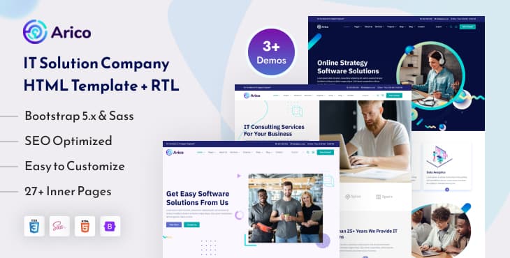 Arico – IT Solution Company HTML Template