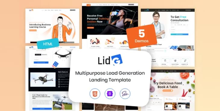 LidG – Multipurpose Lead Generation Landing Template