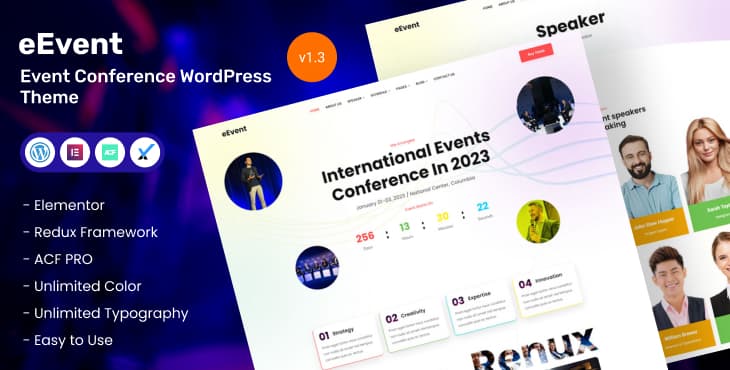 eEvent – Event Conference WordPress Theme