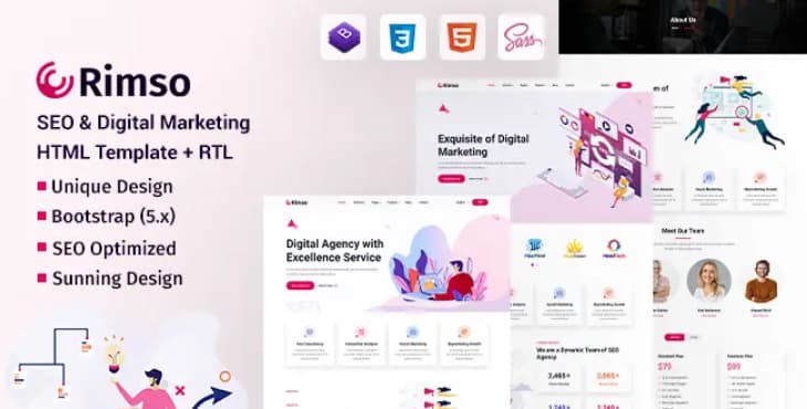 Rimso – SEO & Digital Marketing HTML Template