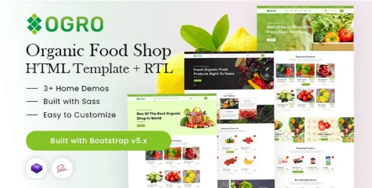 Ogro – Organic Food Shop HTML Template