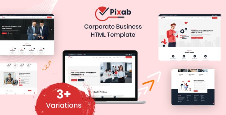 Pixab – Corporate Business HTML Template